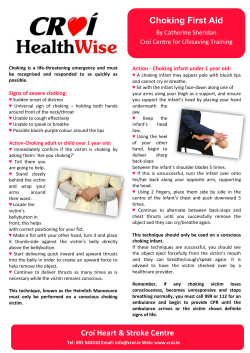 Choking First Aid