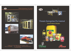 Food Products Catalogue