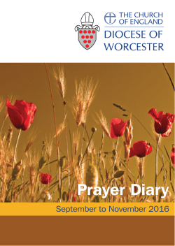 Prayer Diary