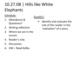 10.27.08 | Hills like White Elephants