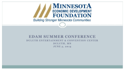 MNEDF EDAM 2015 Summer Conference Presentation