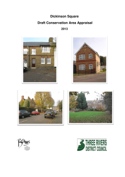 Dickinson Square Draft Conservation Area Appraisal