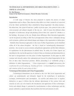 Burgess against technological determinism