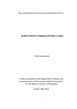 Audible audiences: engaging with music in Japan