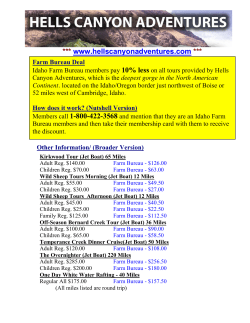 Hells Canyon Adventures