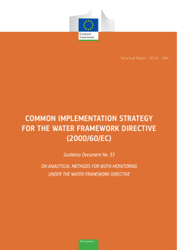 Analytical Methods for Biota Monitoring - CIRCABC