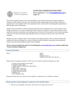 Contact Information Please provide a short paragraph in response to