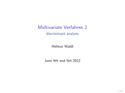 discriminant analysis