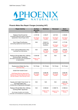 Phoenix Meter Box Repair Charges