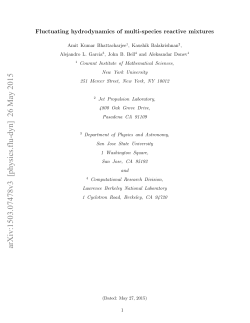 Fluctuating hydrodynamics of multispecies reactive mixtures