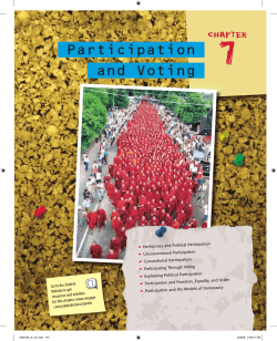 Participation and Voting - Mr. Muckleroy`s Website