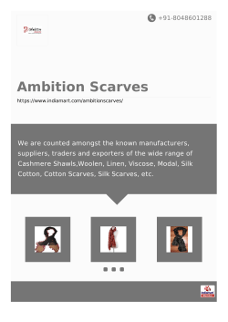 Ambition Scarves