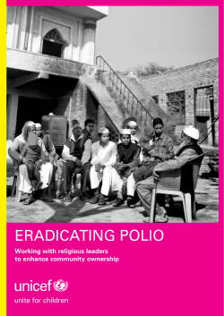 Polio eradication in UP - Religious Leaders - Home