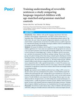 Training understanding of reversible sentences