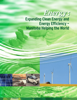 Energy - Government of Manitoba