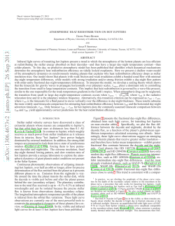 Atmospheric Heat Redistribution on Hot Jupiters