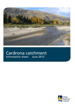 Information sheet - Otago Regional Council