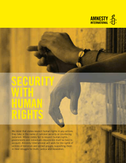 to proof - Amnesty International