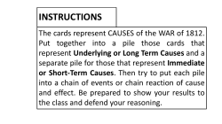 Pressure from War Hawks in Congress