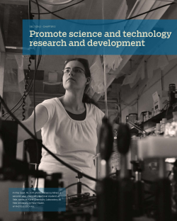 Promote science and technology research and development