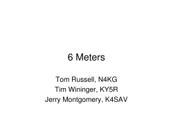 6 Meters by Tom, Tim and Jerry