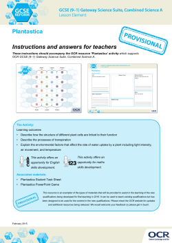 Plantastica game - Activity - Teacher instructions