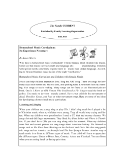 Homeschool Music Curriculum - Family Learning Organization