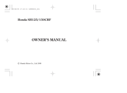 owner`s manual