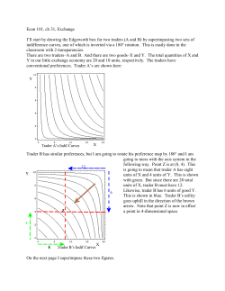 Econ 101, ch 31, Exchange I`ll start by drawing the