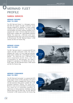 mermaid fleet profile - Mermaid Maritime Public Company Limited