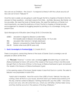 Sermon Notes
