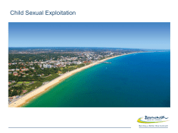 Child Sexual Exploitation