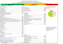 GREEN Foods Cost AMBER Foods Cost RED Foods Cost