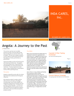 Angola: A Journey to the Past