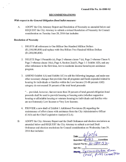 ADOPT the City Attorney