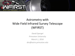 Astrometry with Wide Field Infrared Survey Telescope