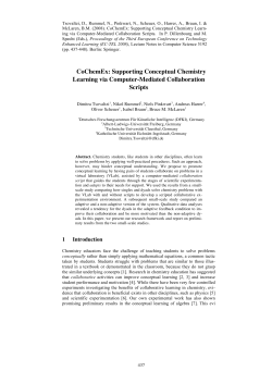 CoChemEx: Supporting Conceptual Chemistry Learning via