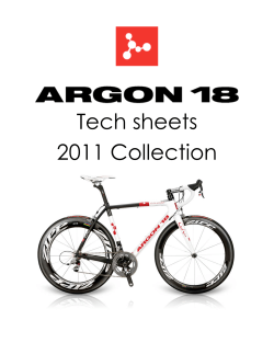 Tech sheets 2011 Collection