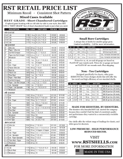 rst retail price list