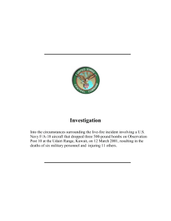 Udairi Range Incident Report