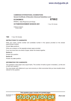 8708/2 - StudyGuide.PK