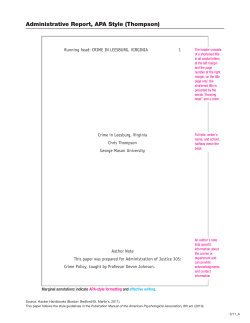 Crime in Leesburg, Virginia