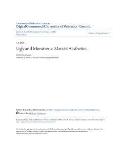 Ugly and Monstrous: Marxist Aesthetics