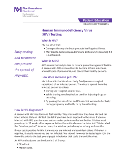(HIV) Testing - Northwestern Medicine