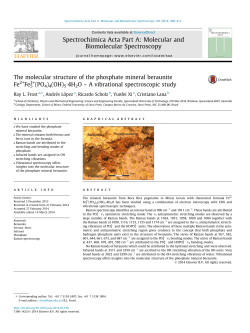 The molecular structure of the phosphate mineral beraunite Fe2+