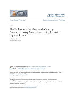 The Evolution of the Nineteenth-Century American Dining Room