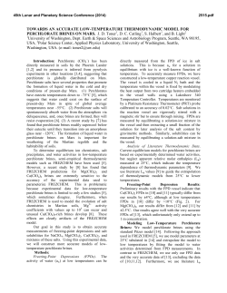 TOWARDS AN ACCURATE LOW