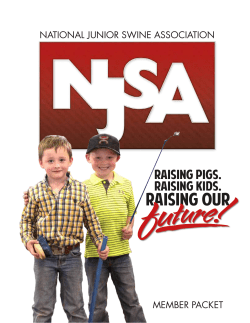 NJSA Membership Packet - National Swine Registry