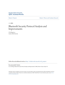 Bluetooth Security Protocol Analysis and Improvements