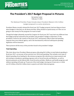 The President`s 2017 Budget Proposal in Pictures